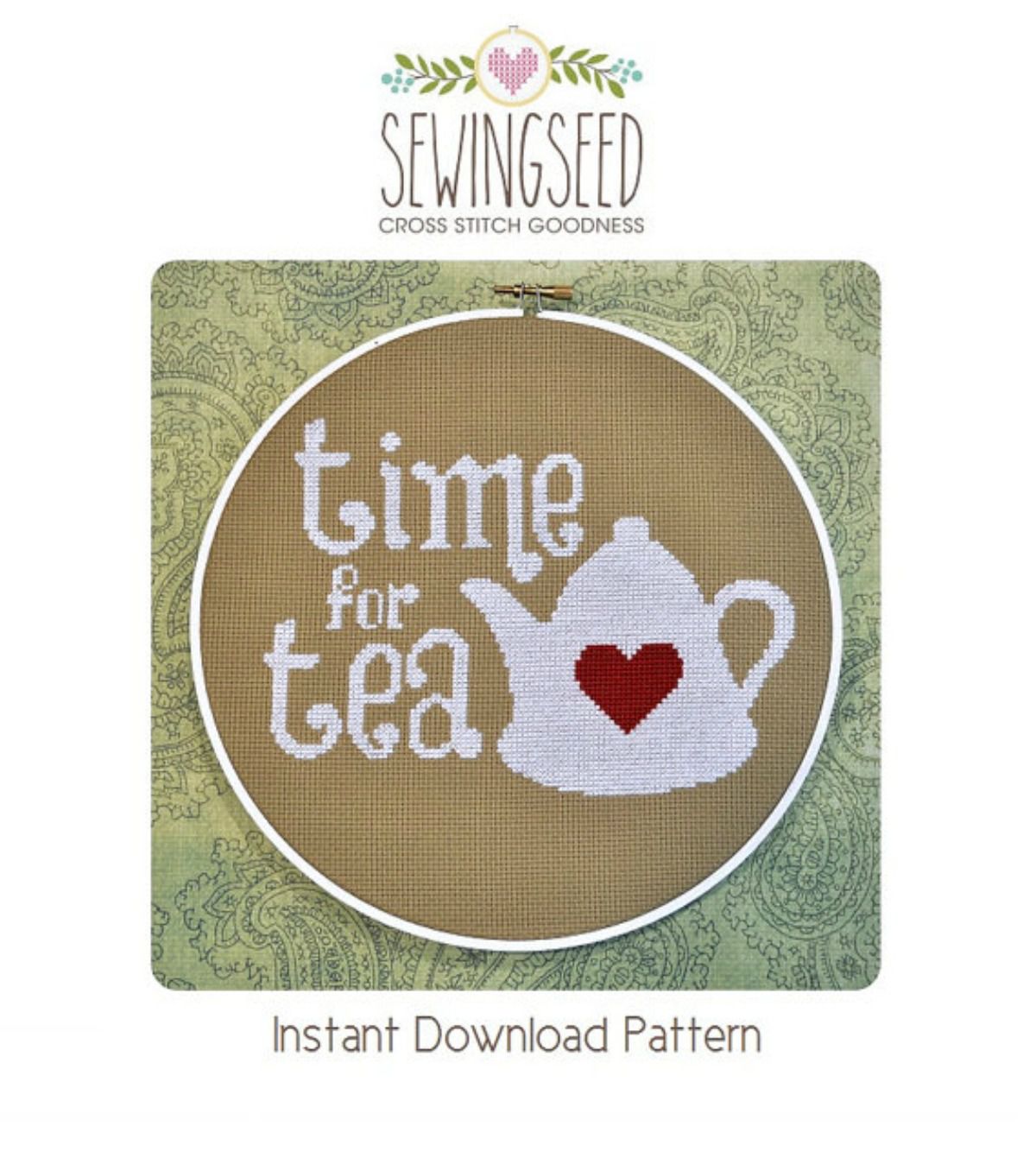 Tea for Two: Tea Inspired Cross Stitch Patterns