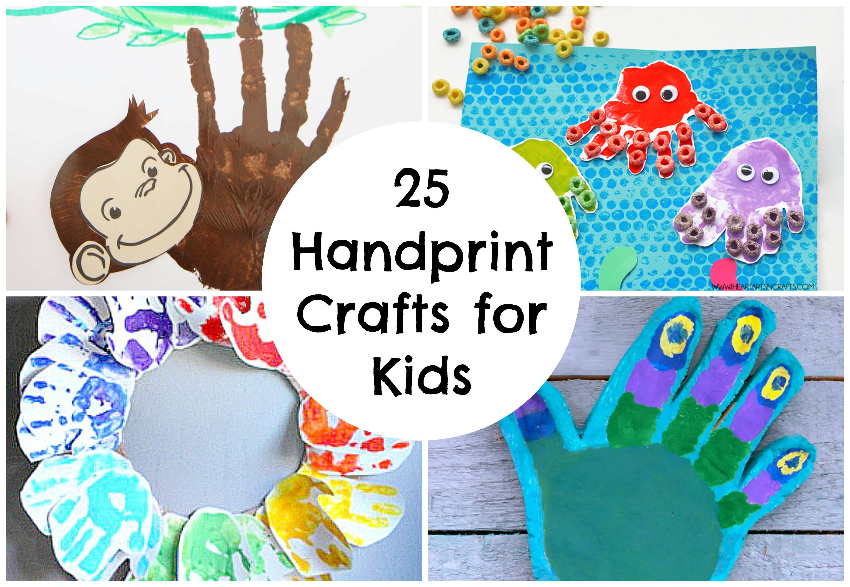 Simple Handprint Crafts For Kids