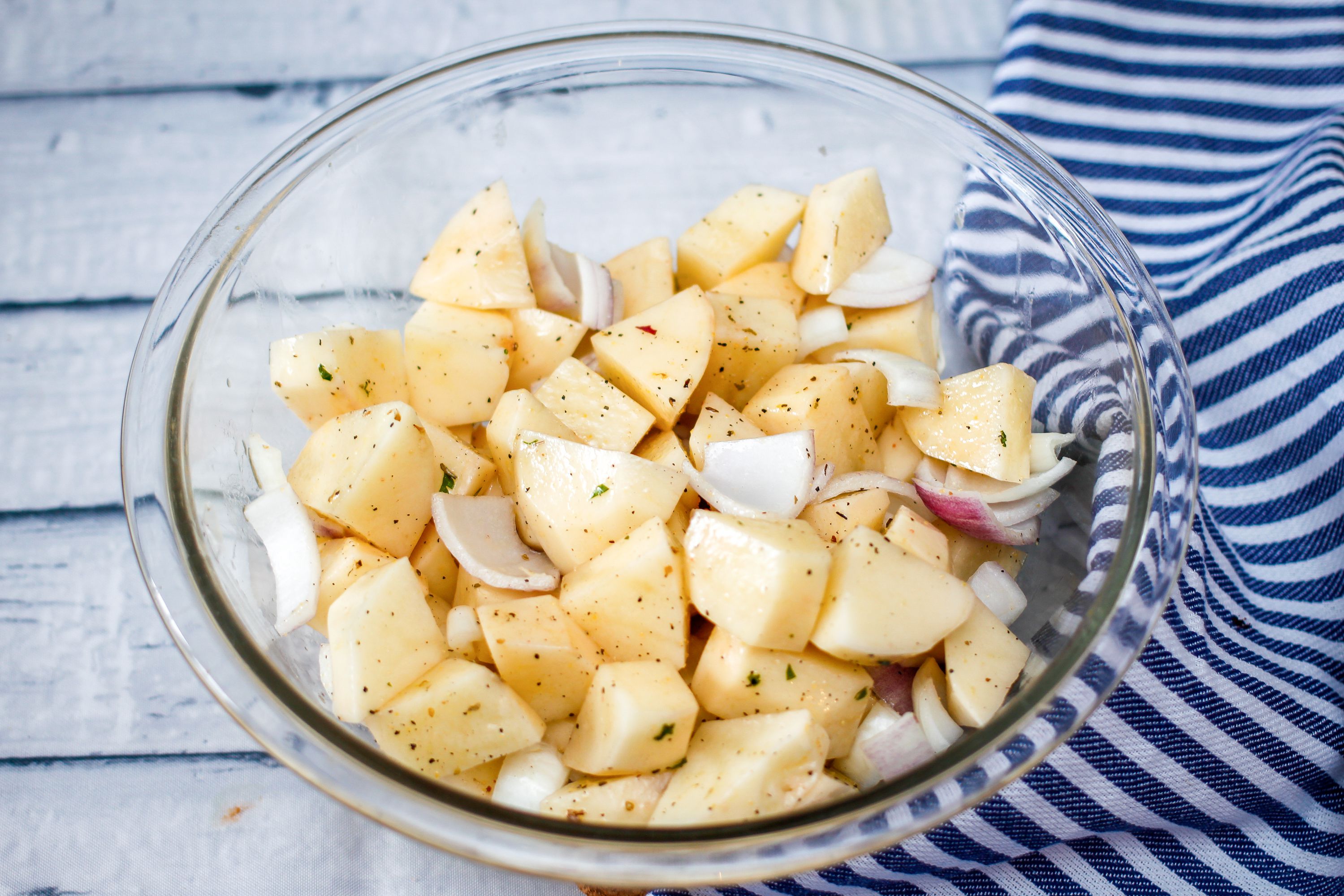 Roasted Potatoes With Garlic And Onions Recipe