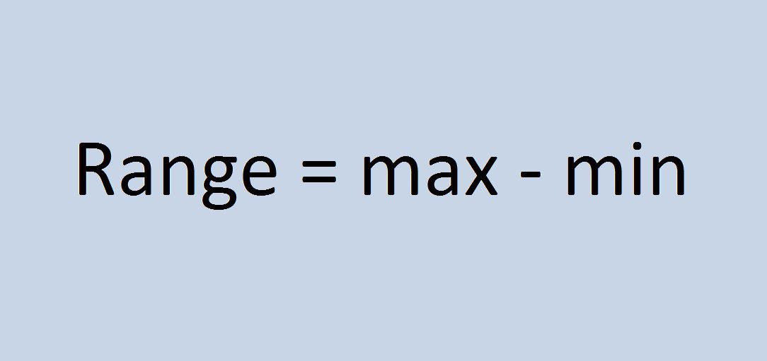 The Range of Statistical Data Sets