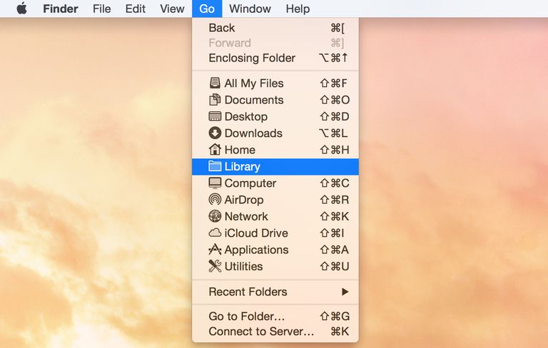 how to unhide the library folder on mac