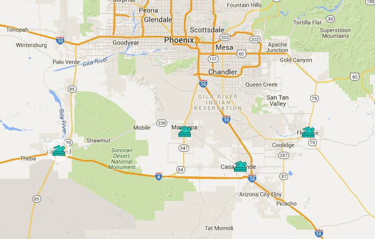 Maps of Public Swimming Pools in Greater Phoenix