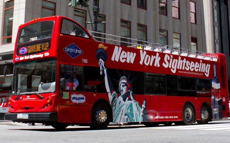 nyc double decker bus