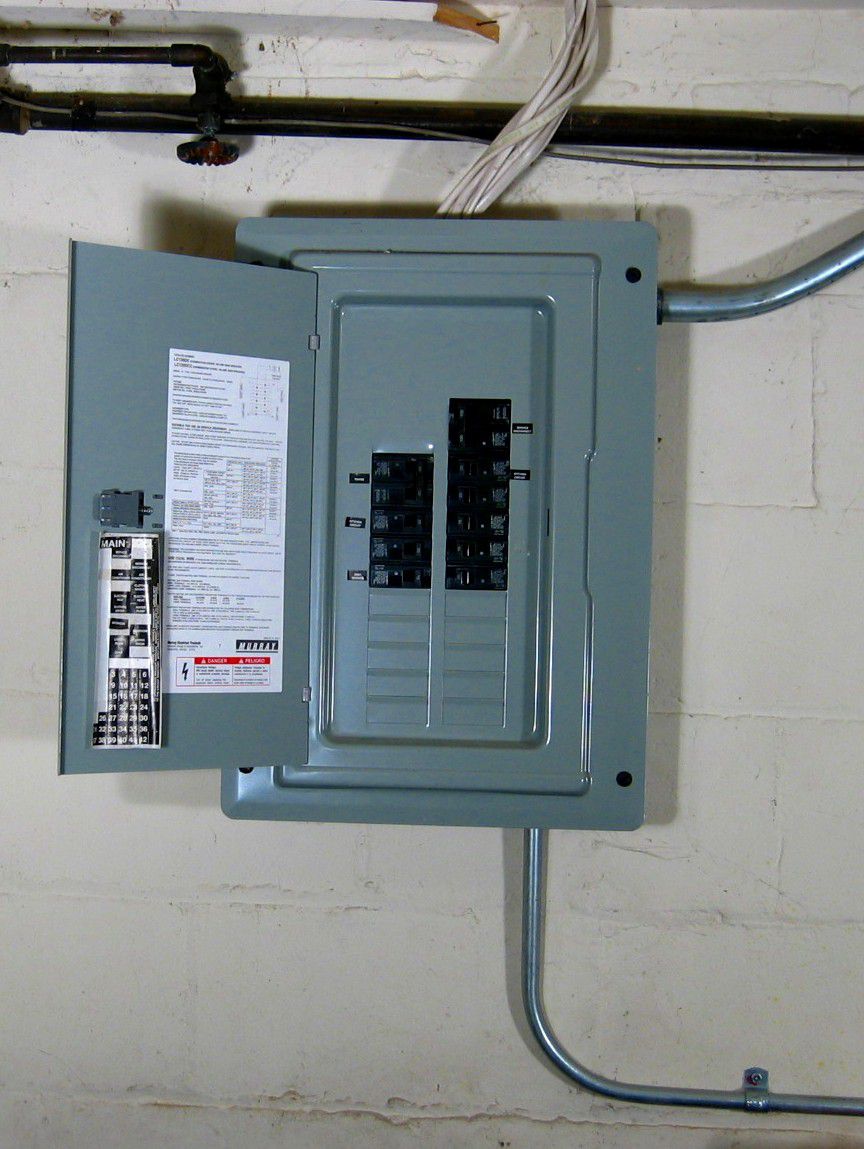 Definition of an Electrical Panel (Load Center) electical box fuses 