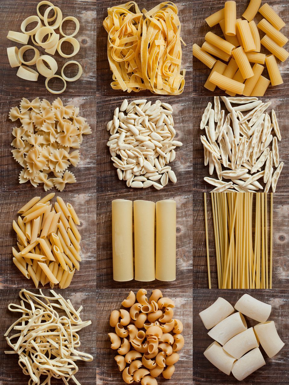 types of pasta