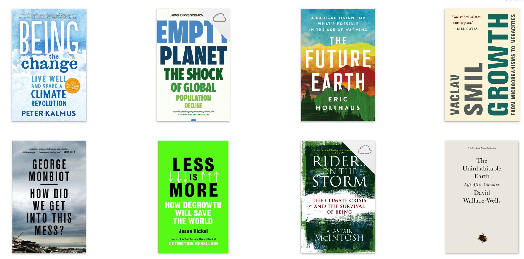 New Books for the Climate Crisis Bookshelf