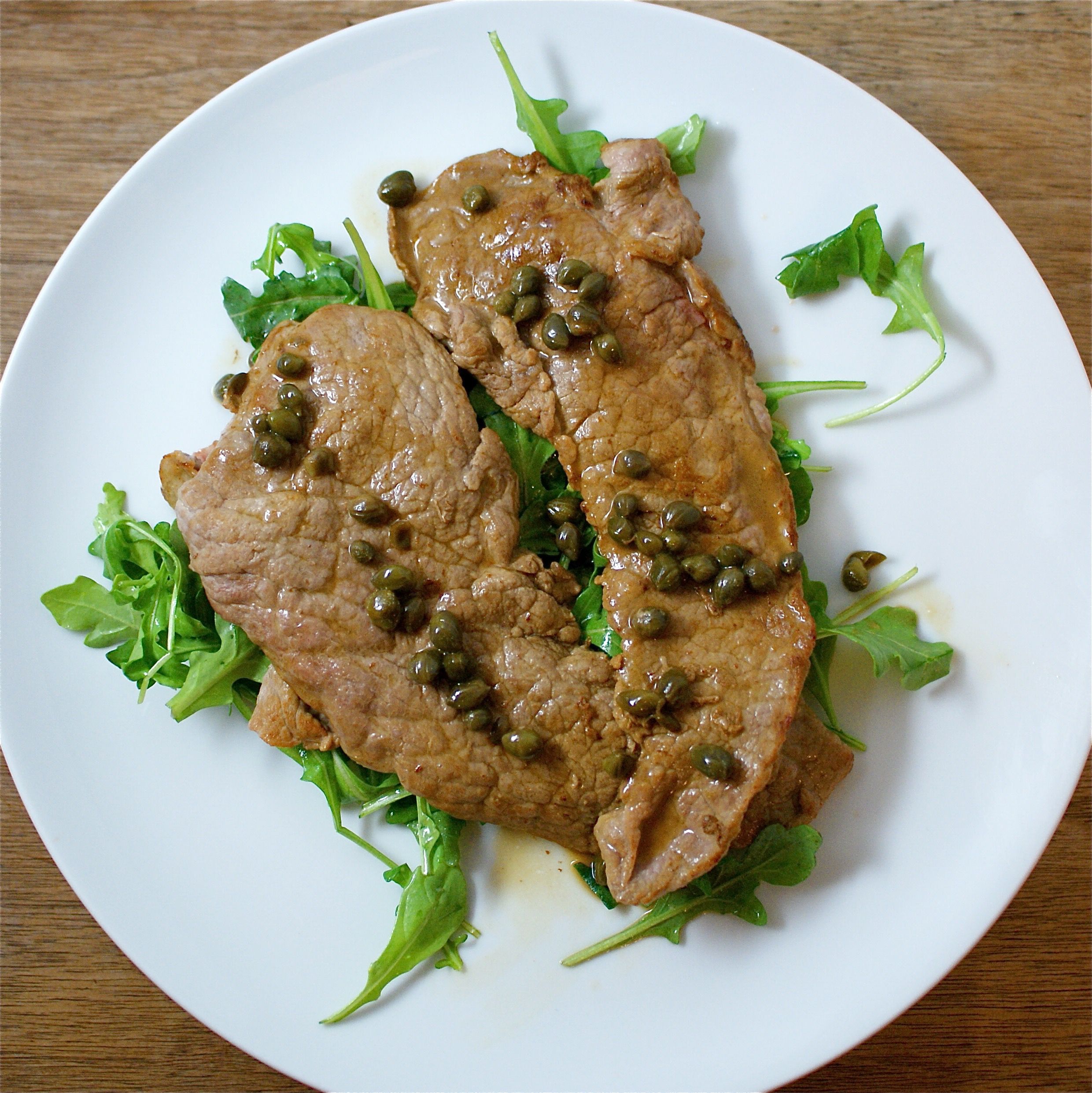 Veal Scallopini With Lemon and Capers Recipe