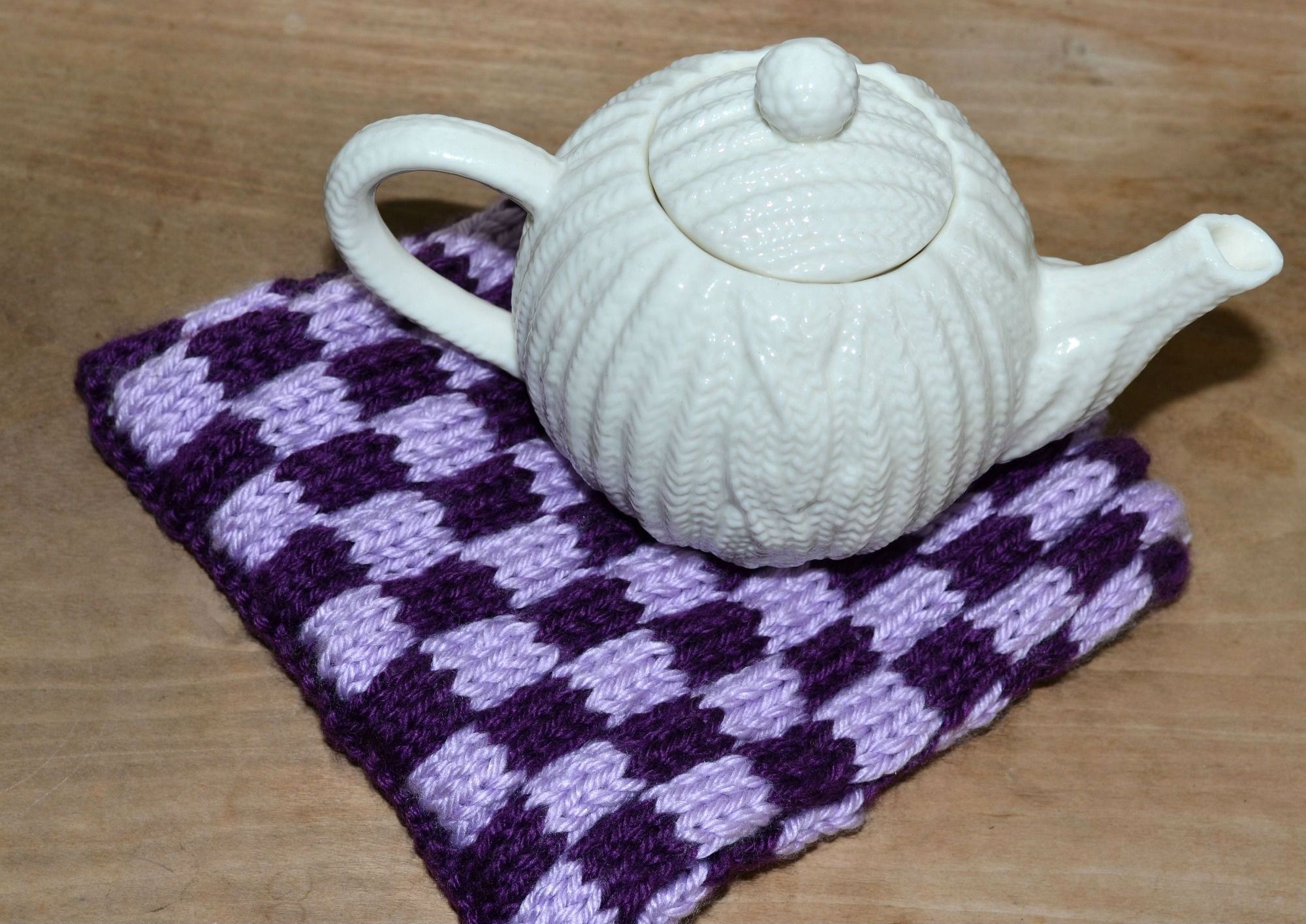 Checkerboard Stitch Knitting Pattern
