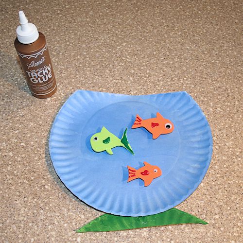 How to Make a Paper Plate Fishbowl Craft