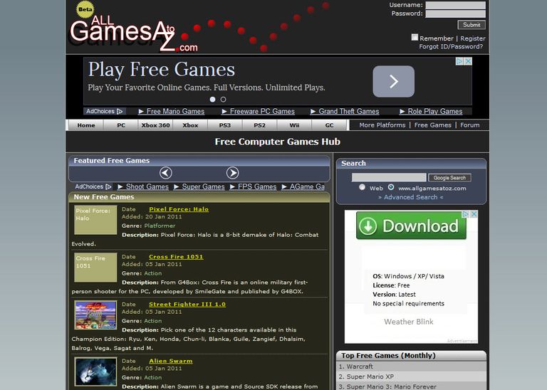 online game websites