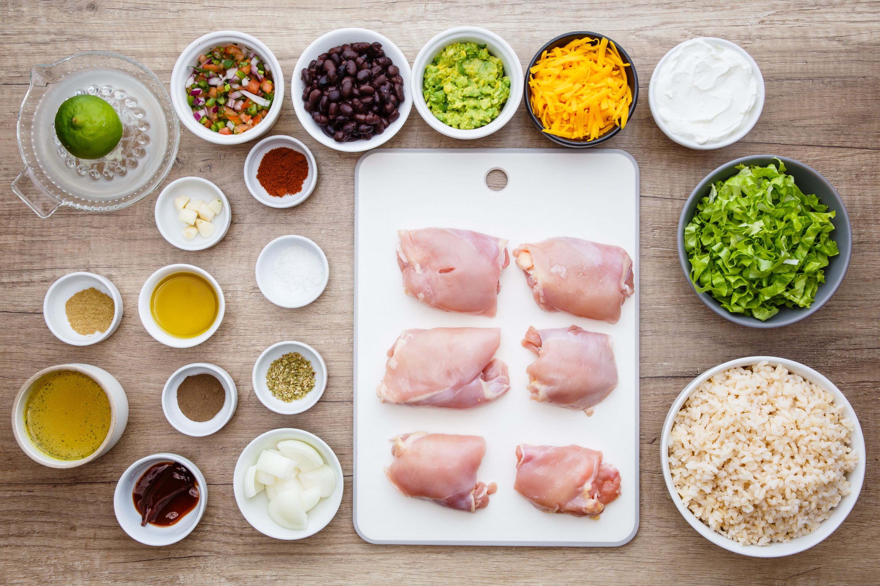 Copycat Chipotle Chicken Burrito Bowl