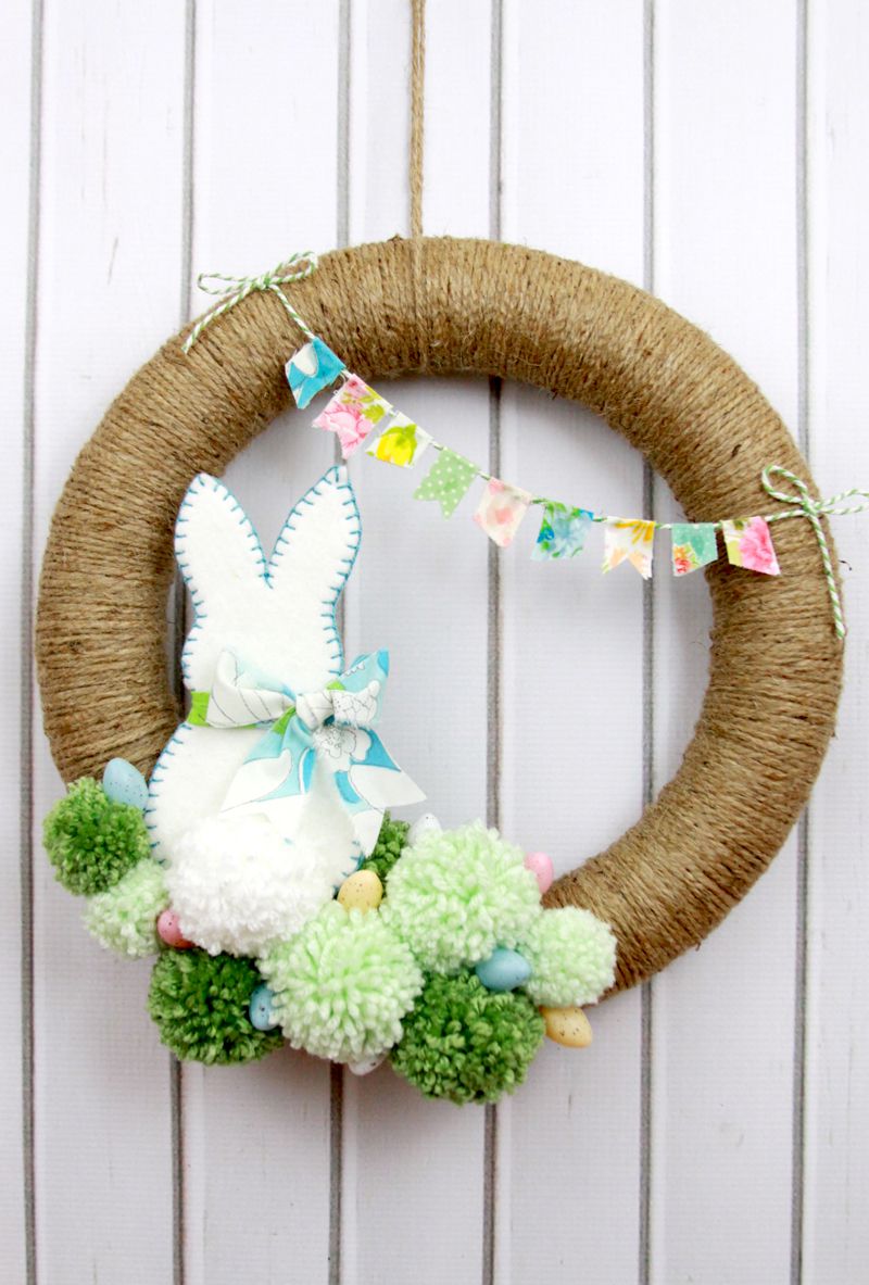 21 DIY Easter Wreaths Perfect for Your Front Door