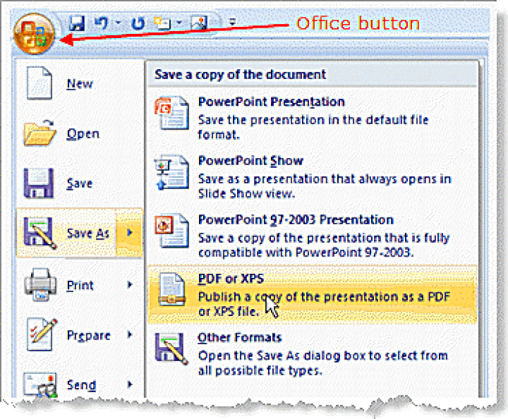How to convert microsoft word 2007 to pdf