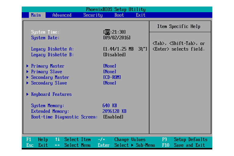 Save bios to storage что это