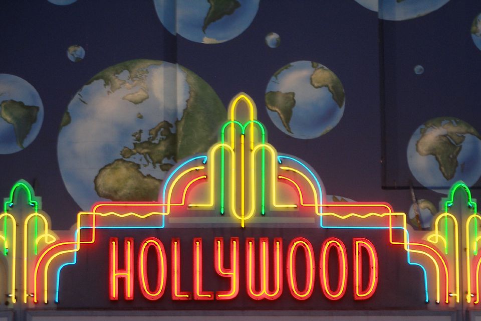Neon Lights on Hollywood Boulevard