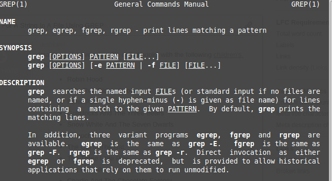 grep command