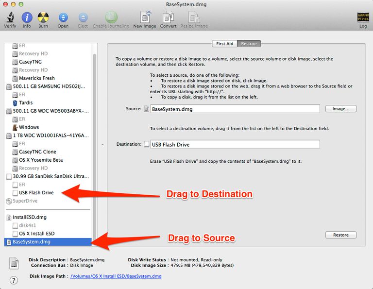 how to create a bootable mac os x yosemite usb flash drive