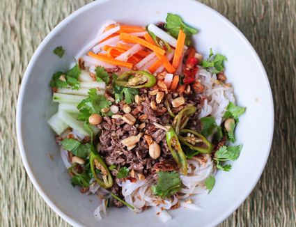 Vietnamese Pho Bo Beef Noodle Soup Recipe