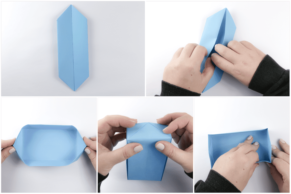 Download Easy Rectangular Origami Box Instructions