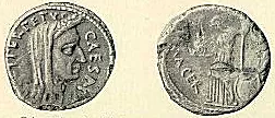 Denarius of Julius Caesar