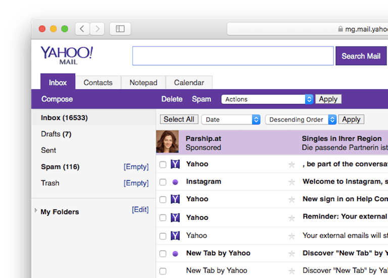 Yahoo Email Dictionary at Sam Oswald blog