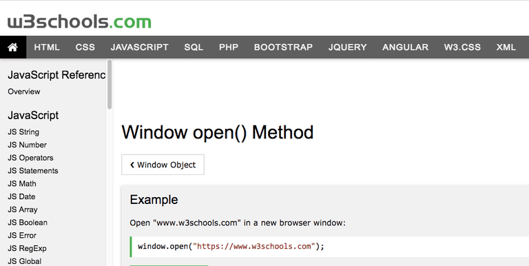 window.open file in javascript