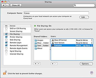 File sharing software for mac os x download