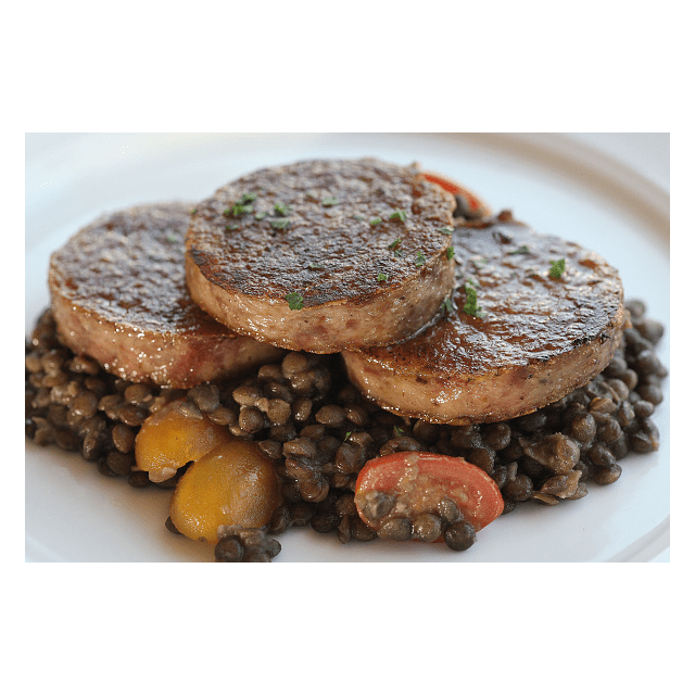 Cotechino and Lentils - a typical Italian New Year's dish