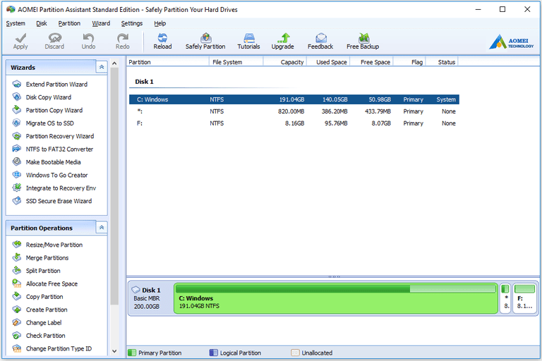 instal the new version for windows AOMEI Partition Assistant Pro 10.2.0