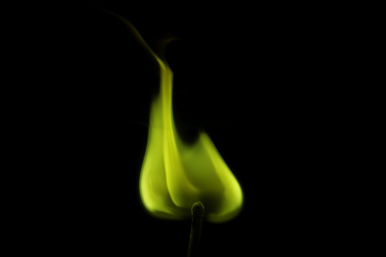 Barium salts produce a yellow-green flame.