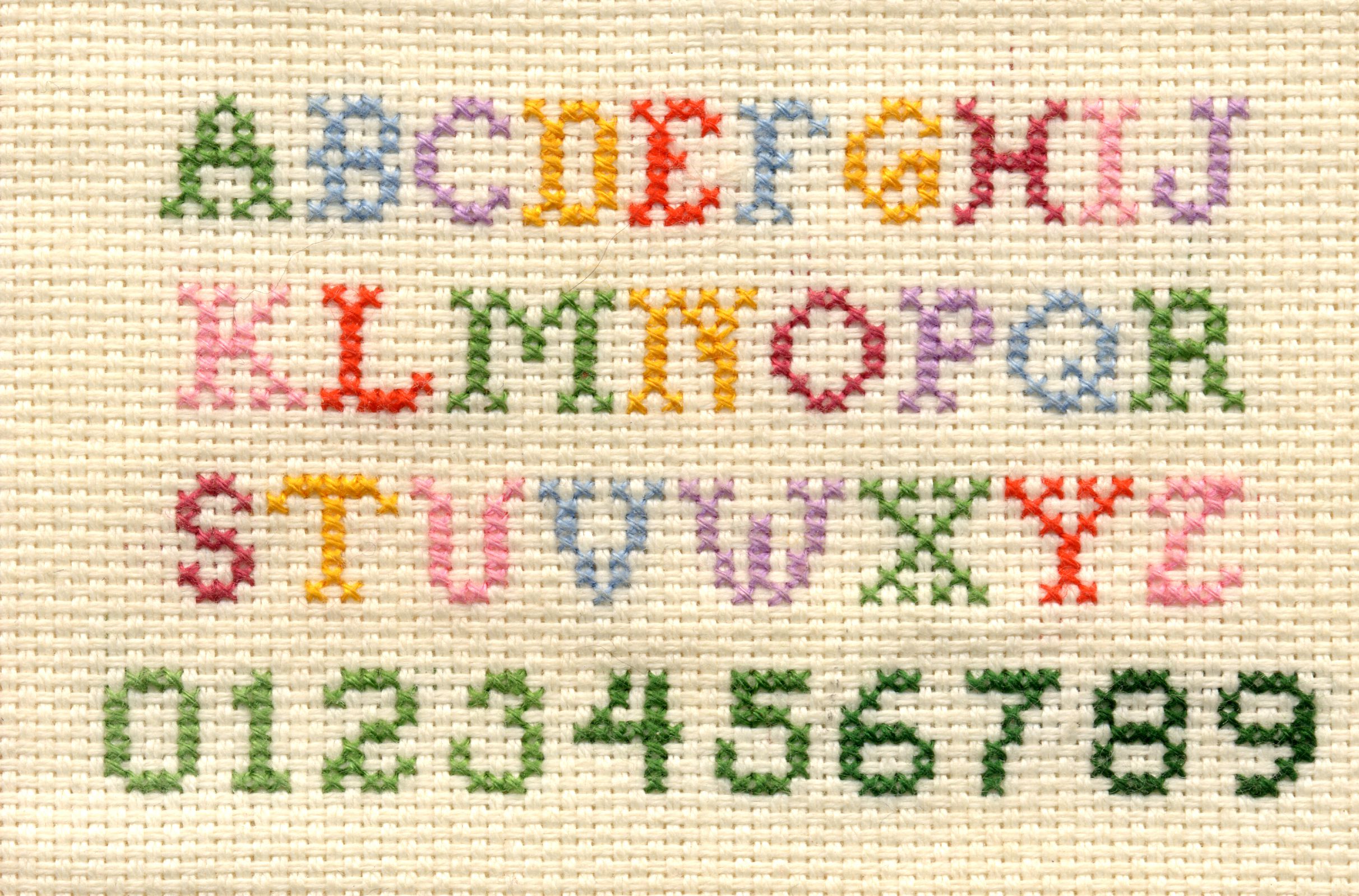 embroidery sampler pattern free