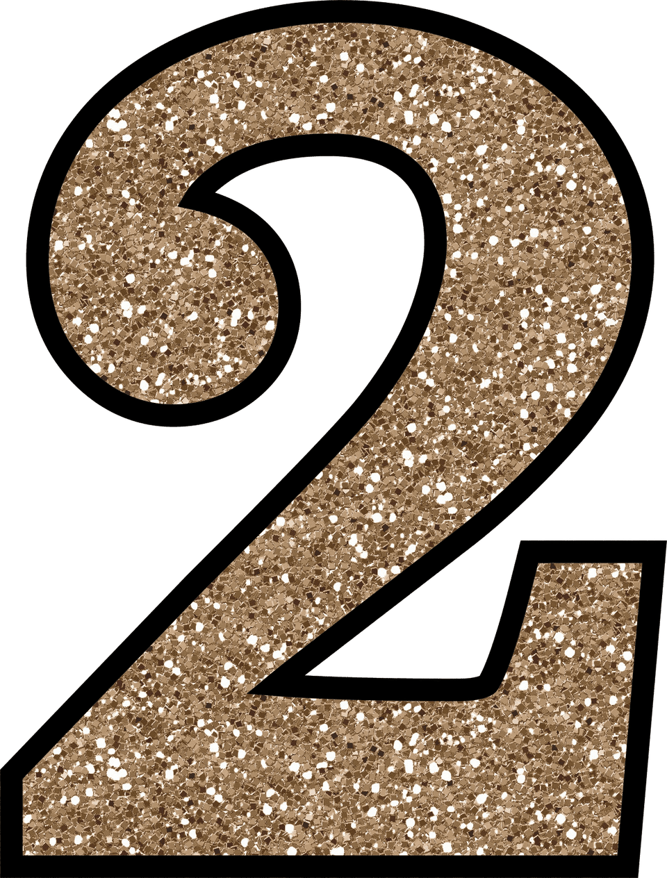 Free Glitter Numbers 0 9 To Download and Print