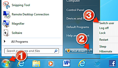 How to Use Fast User Switching in Windows 7