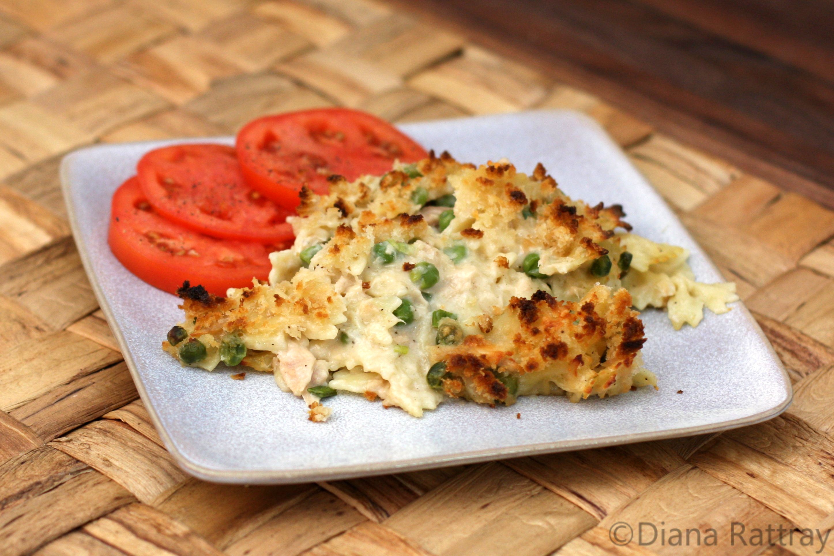 Tuna Pasta Casserole With Parmesan Cheese Recipe