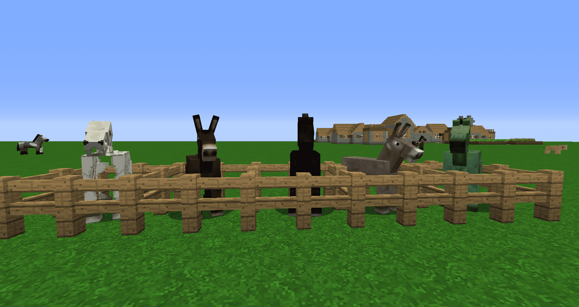 Minecraft Animals Explained: Horses, Donkeys and Mules