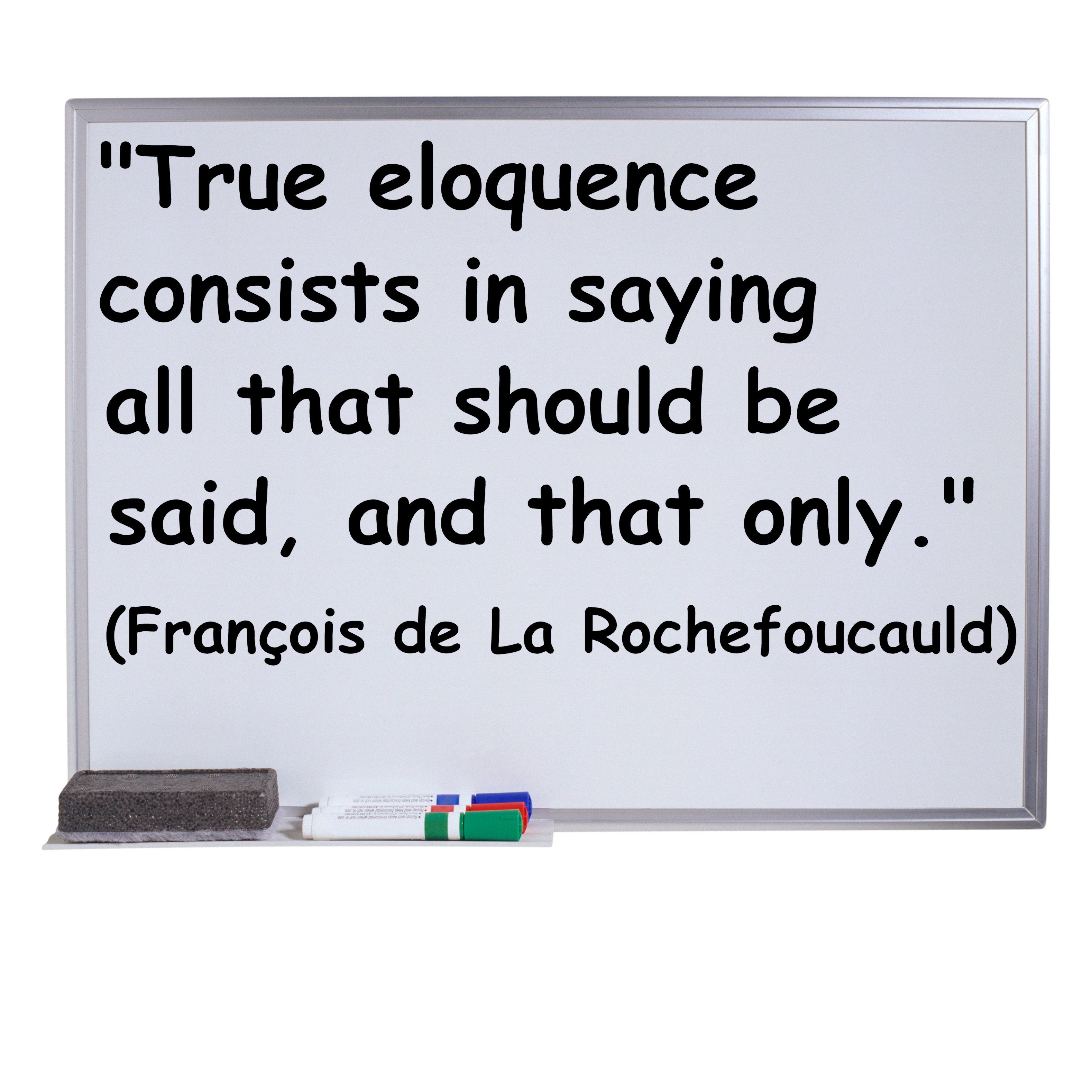 Observations on Eloquence in Writing and Speaking