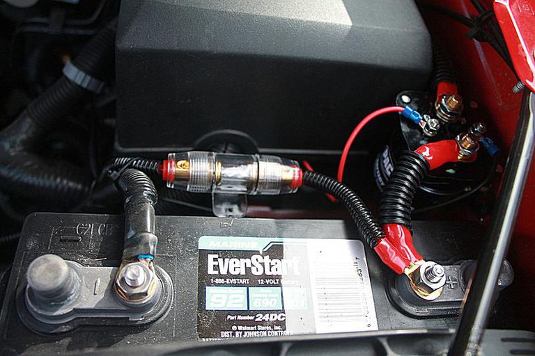 Choosing and Installing a Car Power Inverter in a Car or Truck dc fuel gauge wiring diagram 