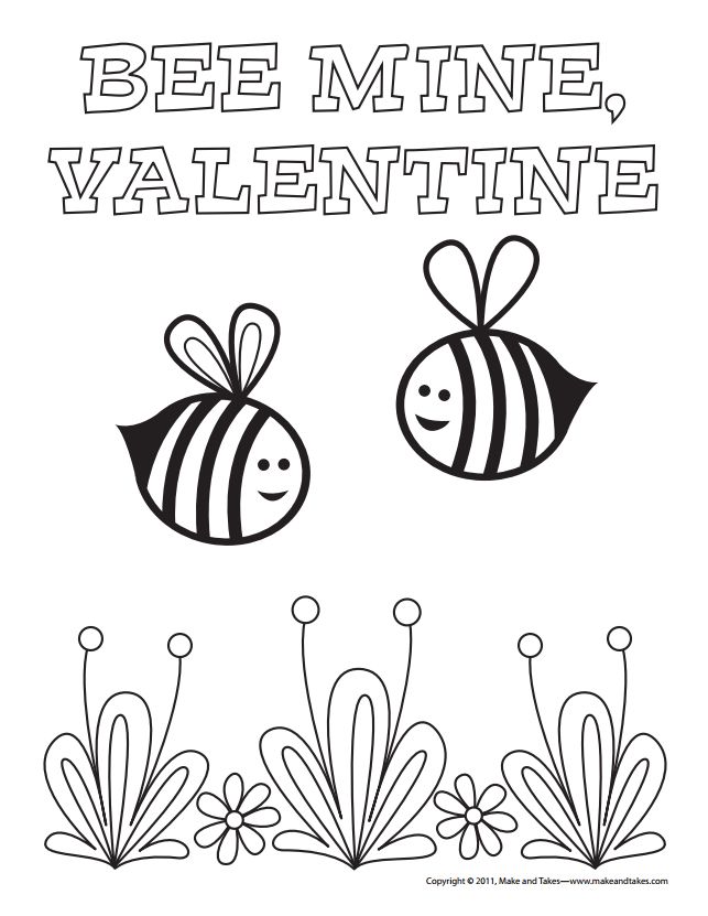 543 Free, Printable Valentine's Day Coloring Pages