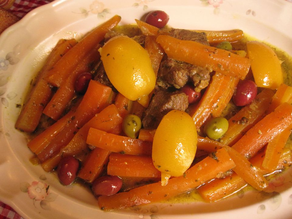 Moroccan Tagine With Beef Or Lamb With Carrots Recipe 8913