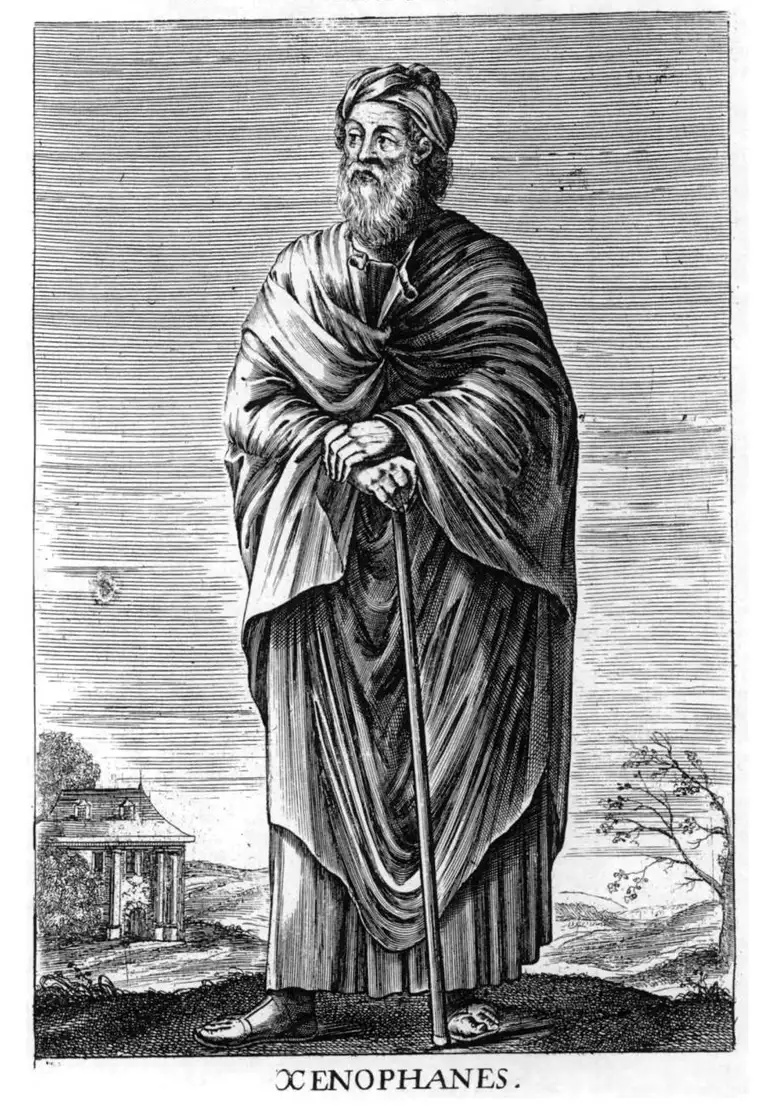 Xenophanes, ancient Greek philosopher.