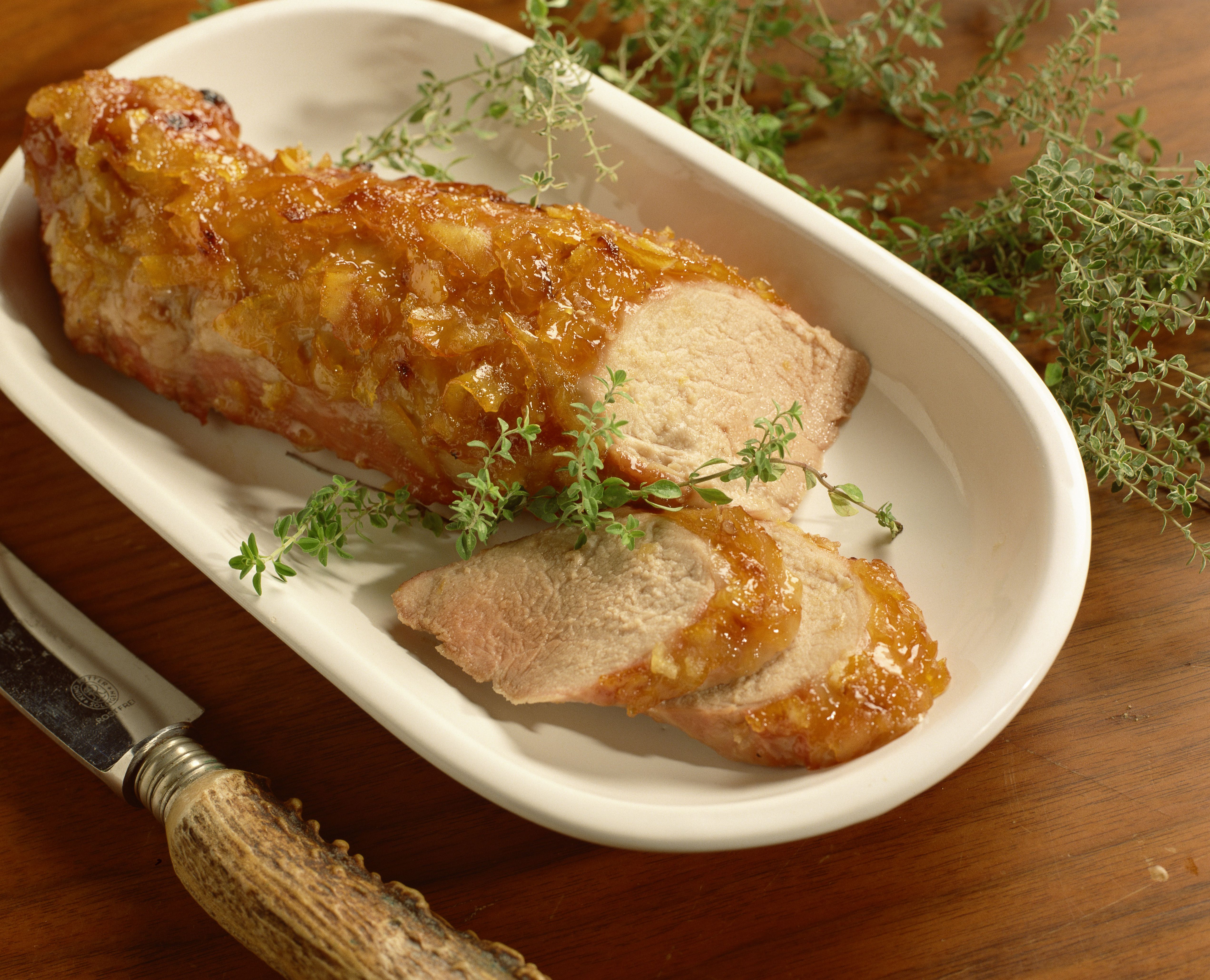 Pork Medallions with Spicy Marmalade Sauce Recipe
