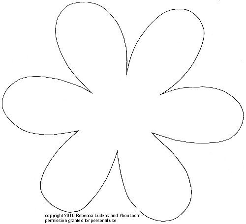 Flower Patterns and Templates for Scrapbooking