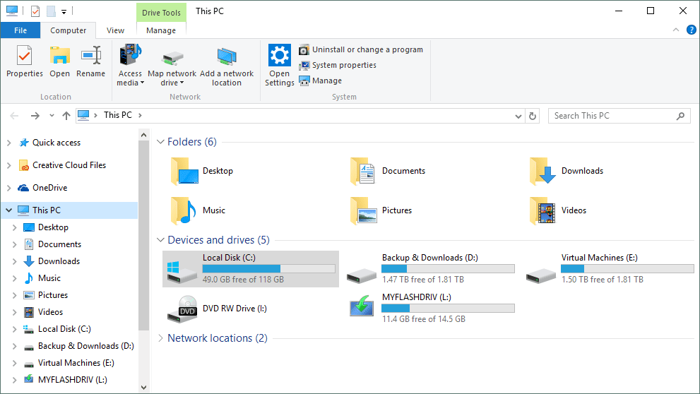 adding old hard drive to new computer windows 10