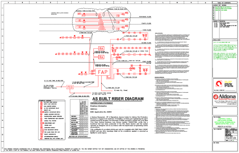 As-built drawings