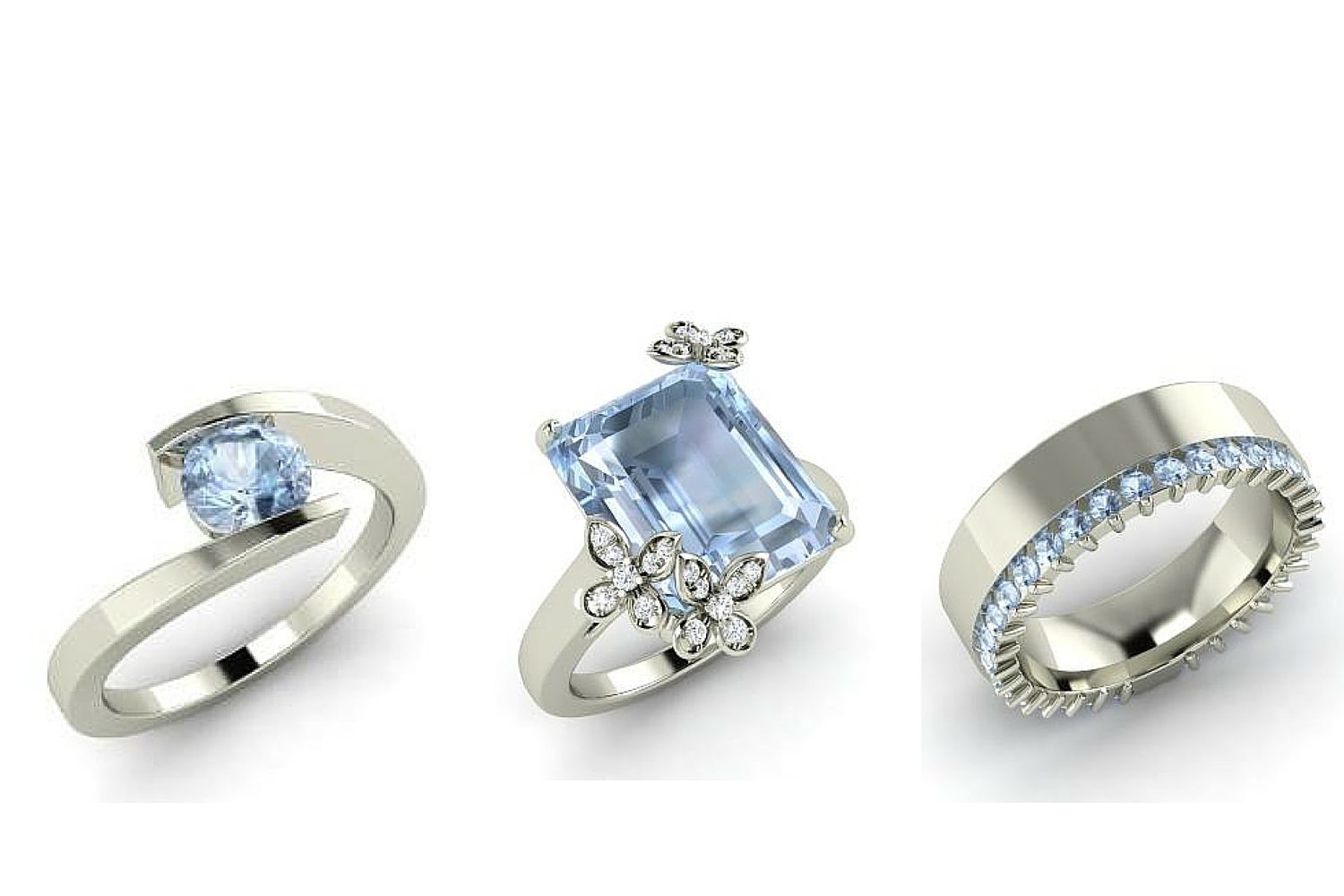 Aquamarine Engagement  Rings  For Every Budget 