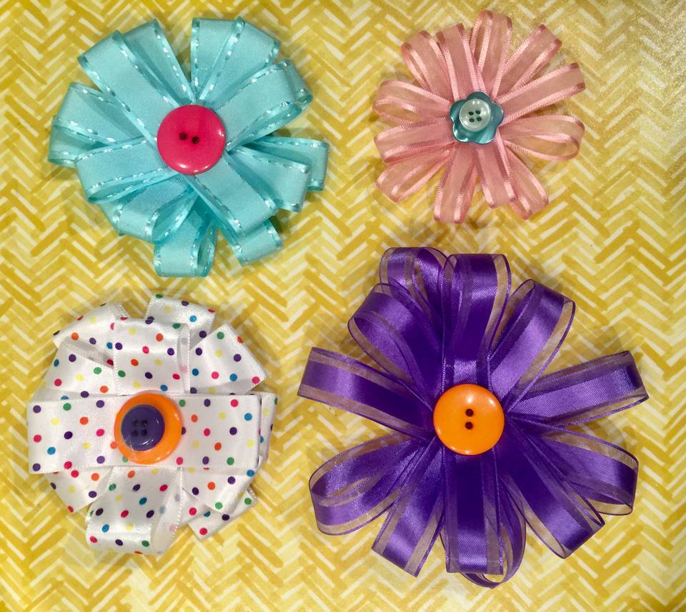 How To Make Ribbon Flowers