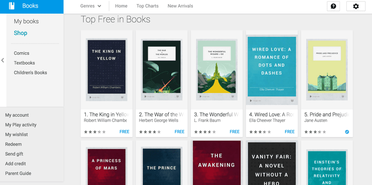 free ebooks on google