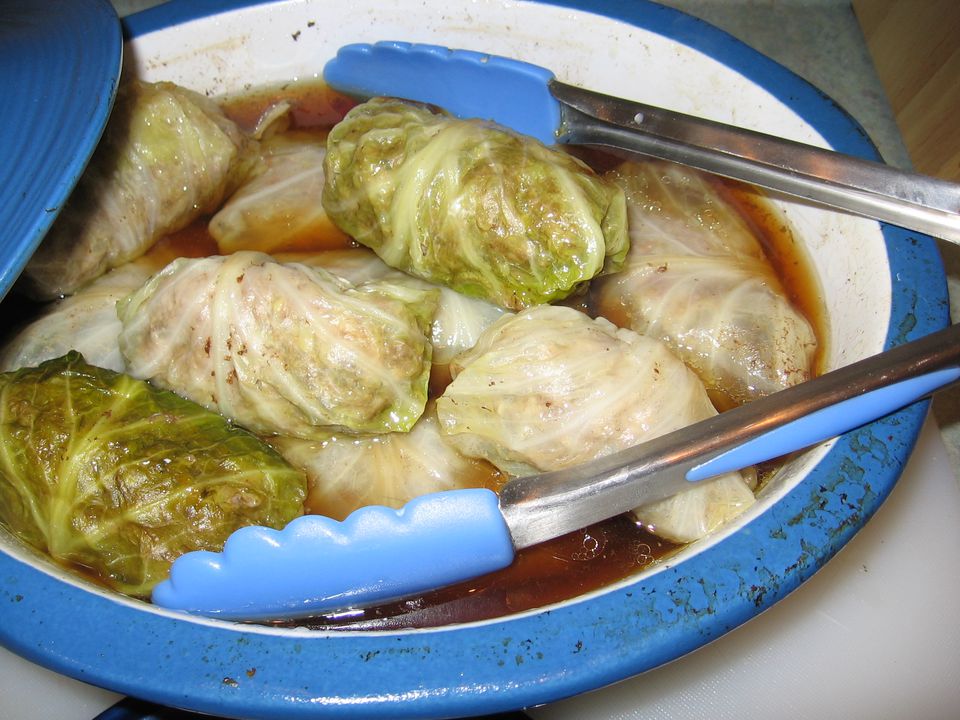 Polish Stuffed Cabbage Rolls Recipe And Photos