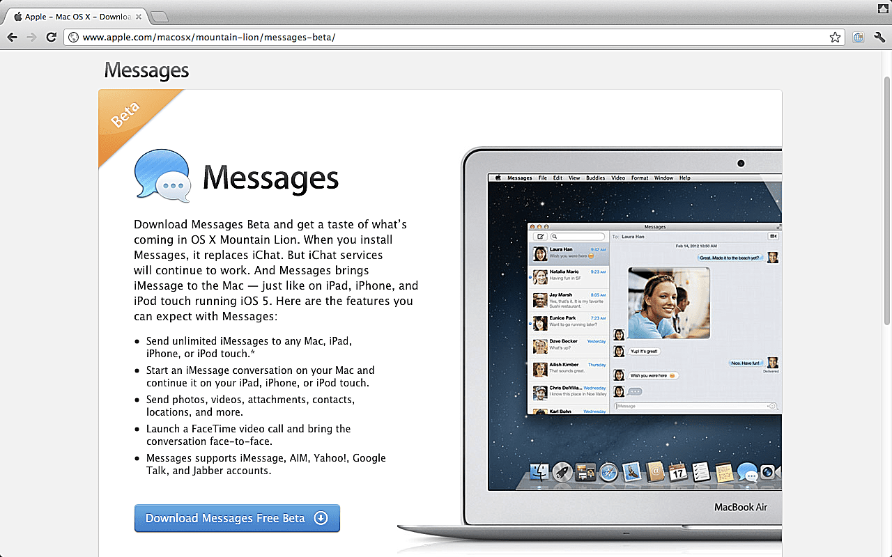 messages for mac download free