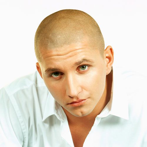 shaved Bald head man